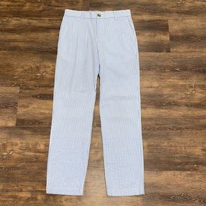 Vineyard Vines Boys Seersucker Pants Size 12
